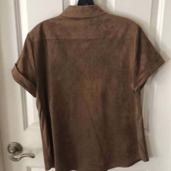 BCBG suede top - Picture 2 of 5